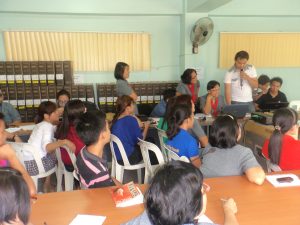 Mr. Kevein Malate, RITO, discusses the objectives of the Communication Tracking System on July 9, 2013 at Tuguegarao City, Cagayan. 