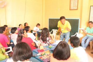 A PhilHealth representative reiterates that  beneficiaries of Pantawid Pamilya are automatic members of the health insurance program during the Pilot Testing of the enhanced RAC Monitoring Tool.