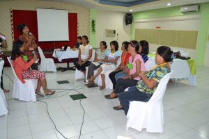 Parent Leaders of Isabela Province showcased their communication skills and knowledge about the program in a mock TV interview. 