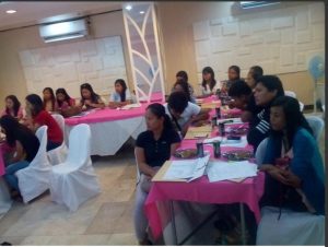 Enuemarators are all ears on their trainors as they get trained on how to use the survey tool for rapid assessment of CSAP projects in Penablanca, Cagayan.