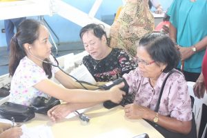 Senior citizens were treated to free medical, dental and legal services during the Elderly Filipino Week celebration, Tuguegarao City.