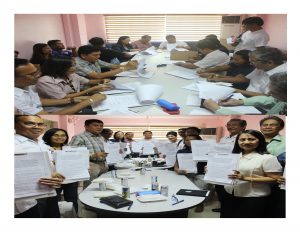 Members of the Inter-Agency Council  on Violence Against Women and their Children show their support for the cause of women and children in the region through the signing of the Memorandum of Agreement which binds them as a monitoring body.